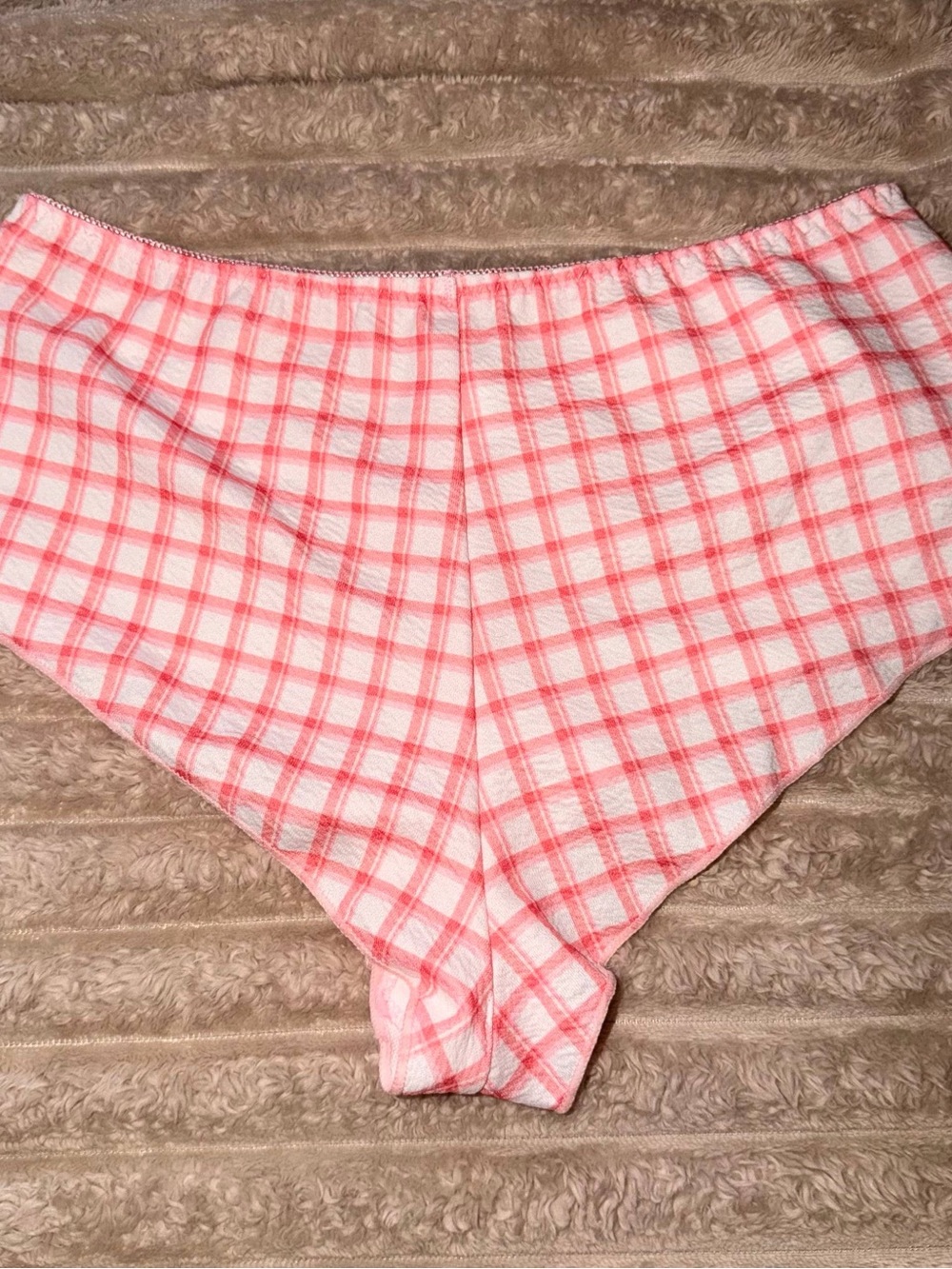 Plaid Ruffle Two-Piece Sleep Set - Picture 7 of 7